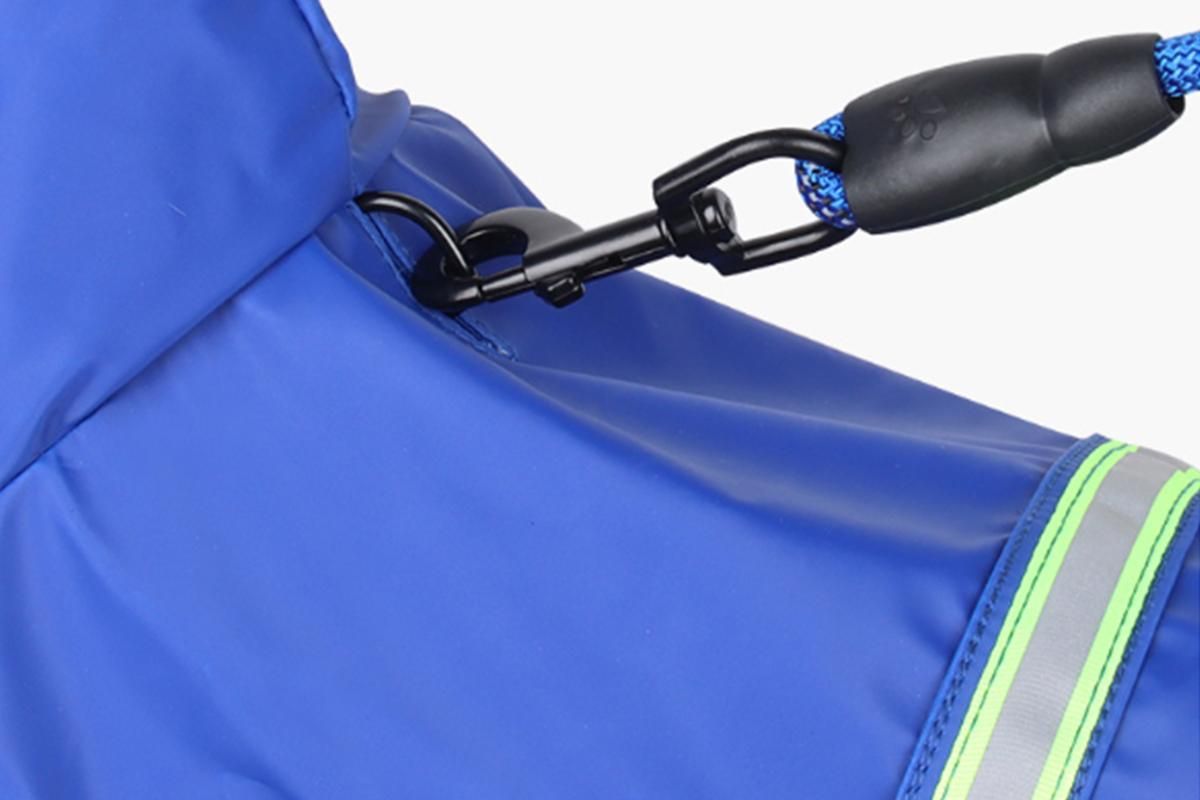 Pet Raincoat Outdoor Waterproof Dog Poncho for Small and Medium Dogs - Blue โ image 5