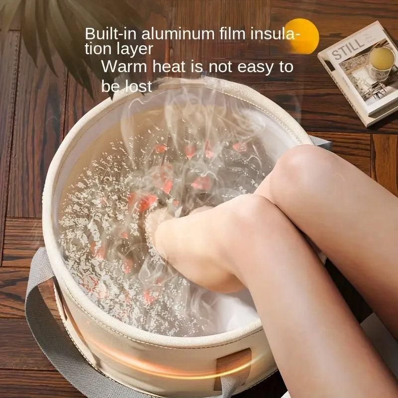 Collapsible Foot Soak Bucket Portable Insulated Foot Soak Bag for Relaxation โ image 5