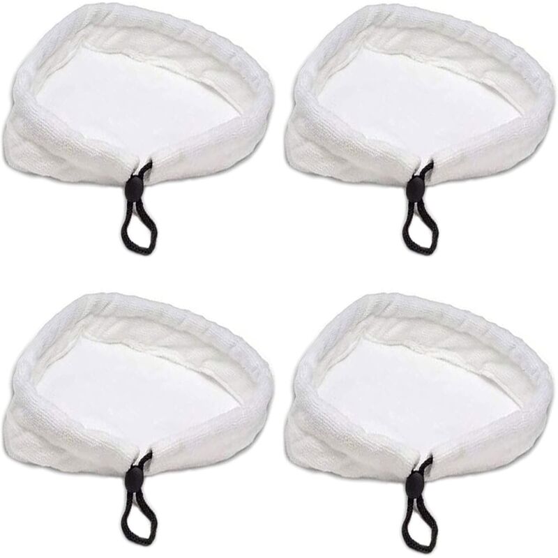 4 pcs Steam Mop Replacement Cloths, Microfiber Cloth Pads, Triangular Microfiber Floor Cloths, Suitable For Steam Mops