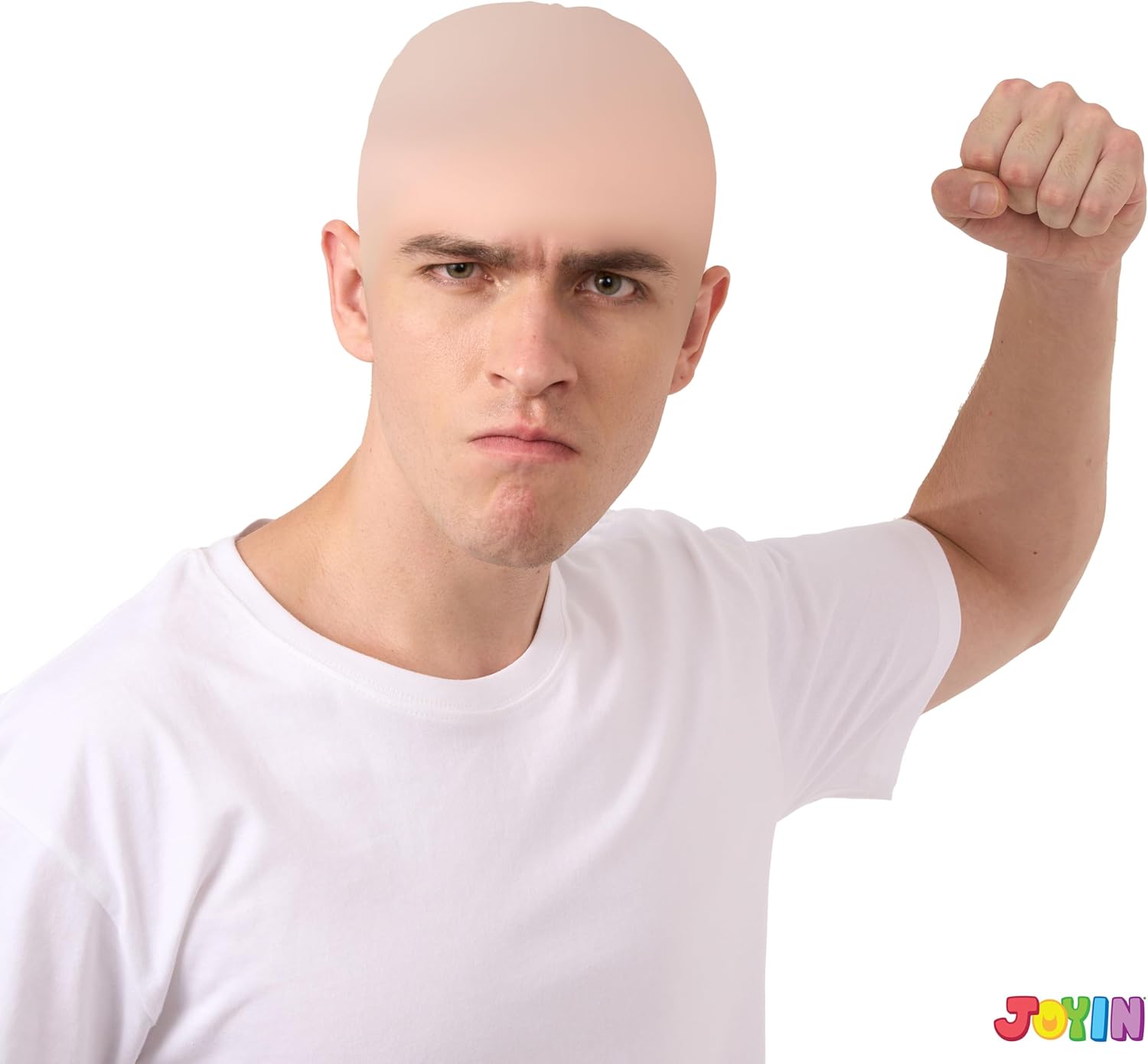 Halloween Bald Wig Latex Bald Wig For Men Women Halloween Costumes, Bald Wig Hat For Adults Costume Halloween Makeup Costume Accessories — image 6