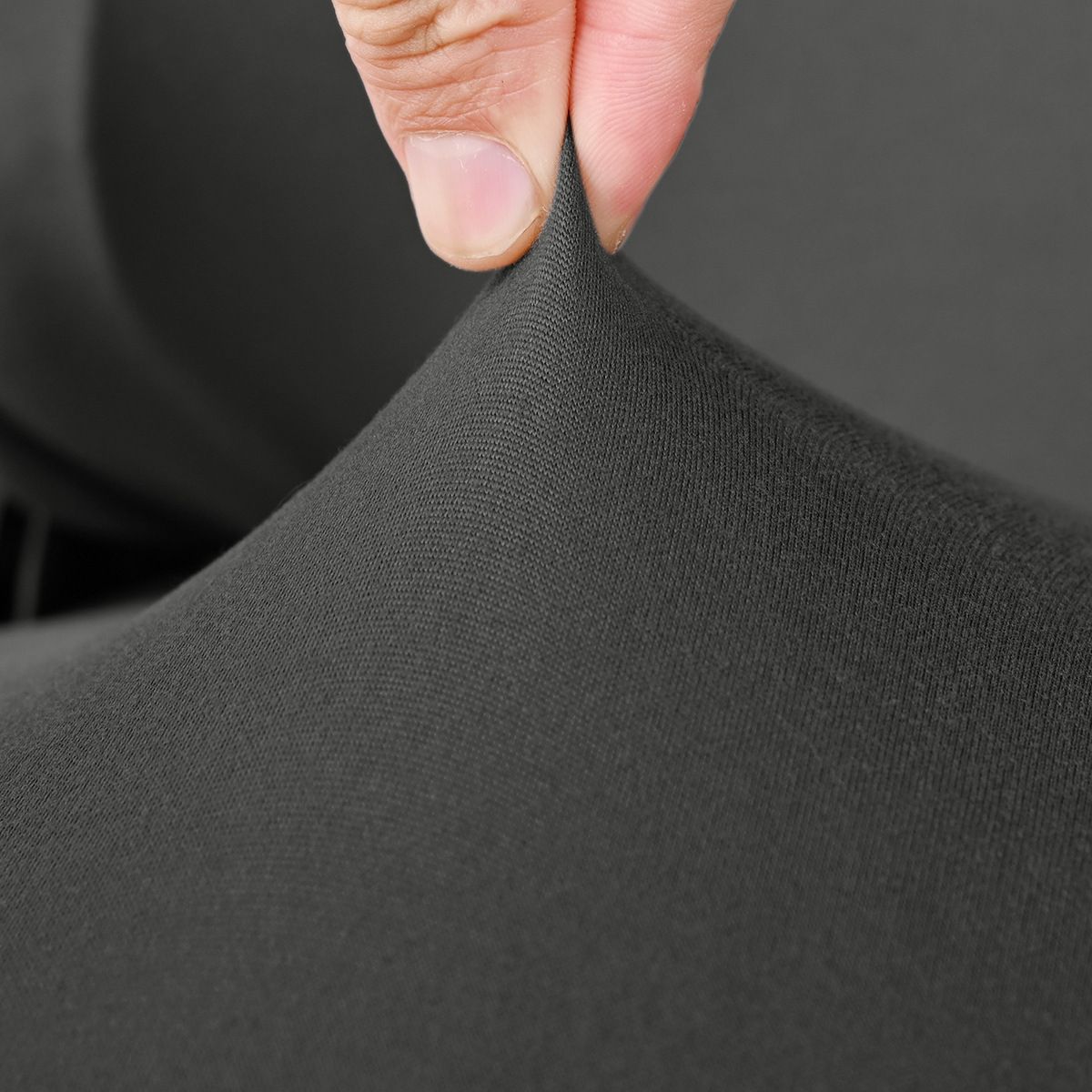 Cloth Stretch Polyester Chair Cover for Reclining Racing Gaming Chair (Only Chair Covers) (Black) — image 3