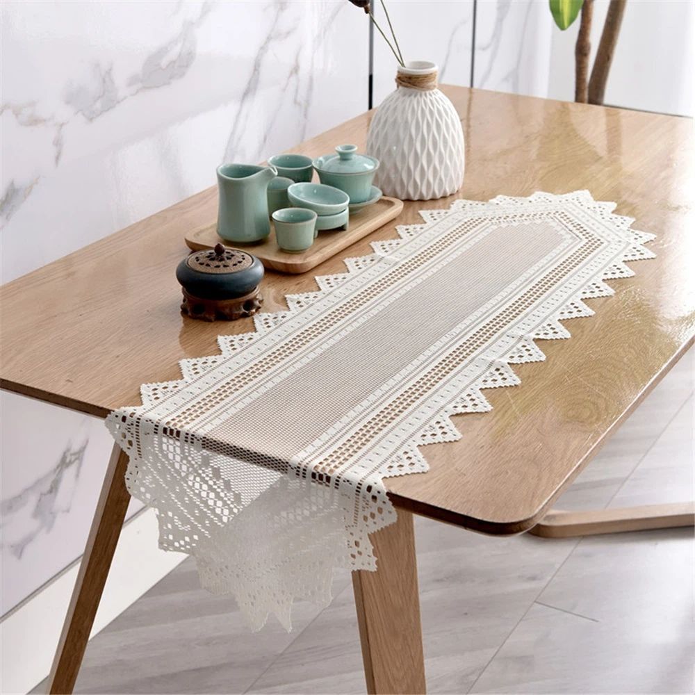 dining tablecloth (White no hanging ball) — image 2