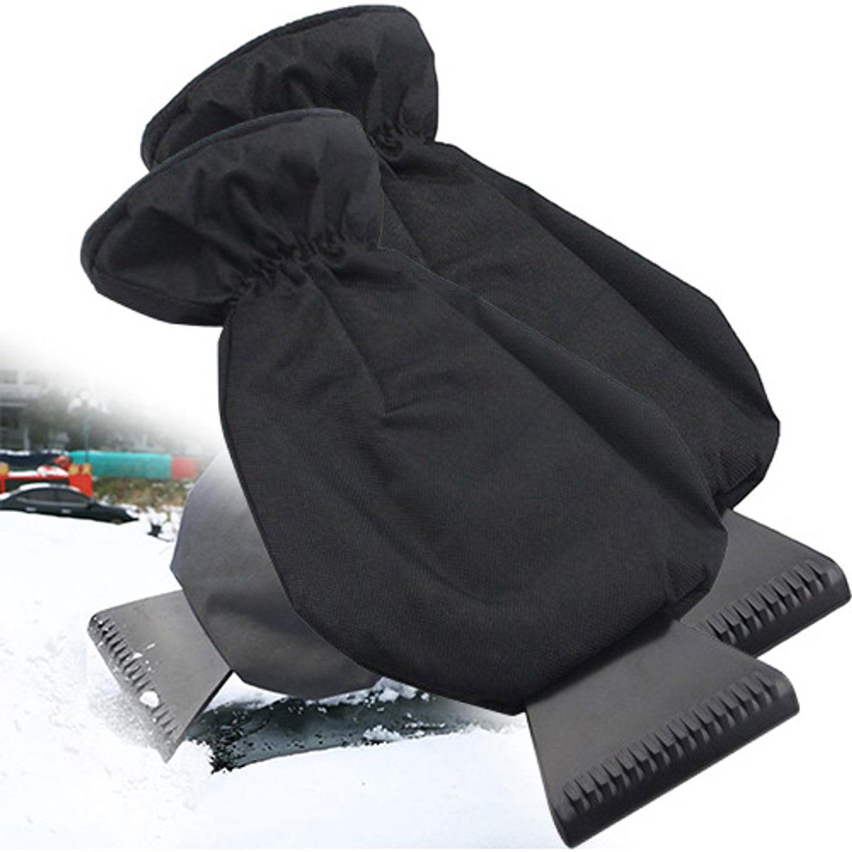 Ice Scraper with Glove