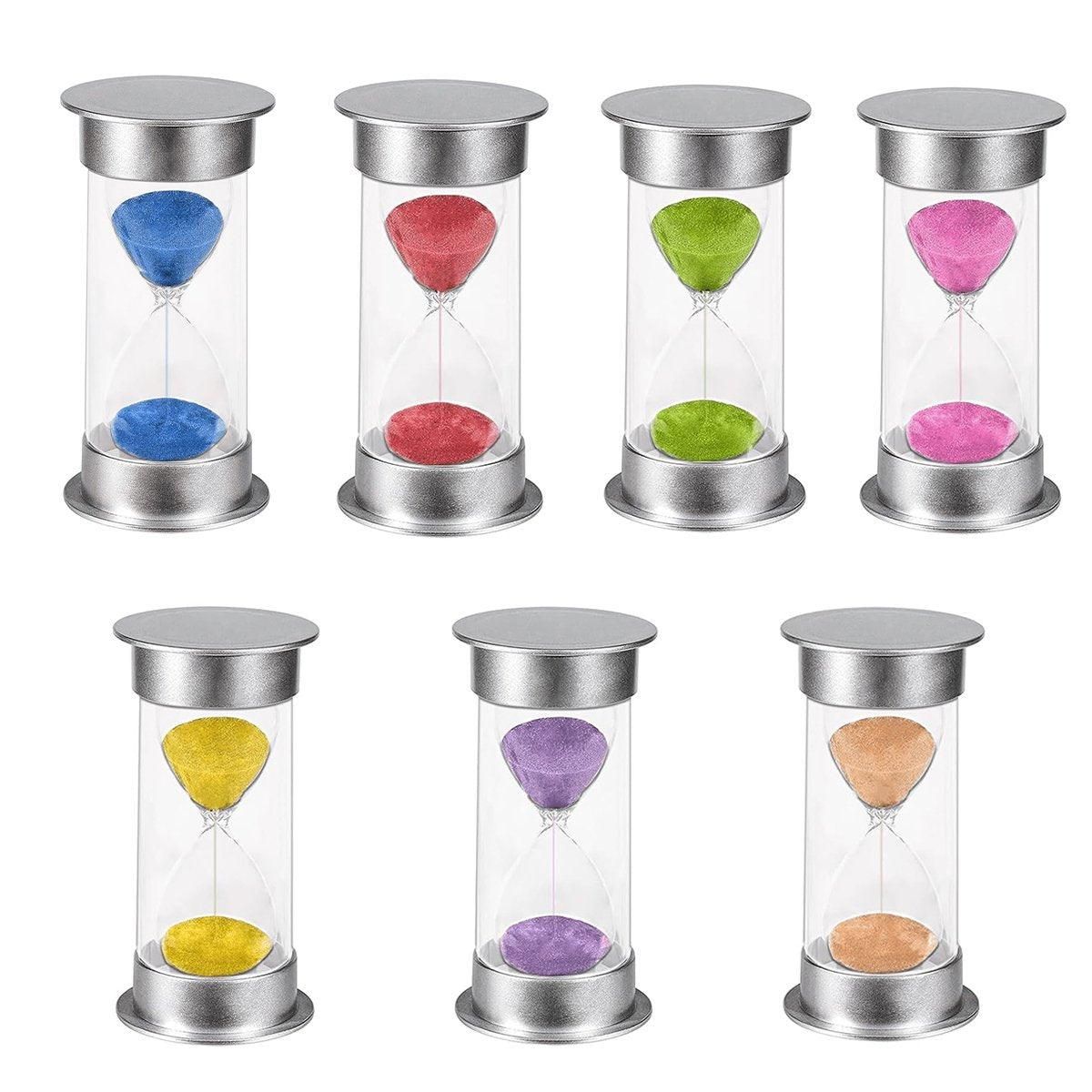 10/15/30 Minute Hourglass Timer Sand Timer for Home Office and Classroom Use - Purple-30min โ image 3
