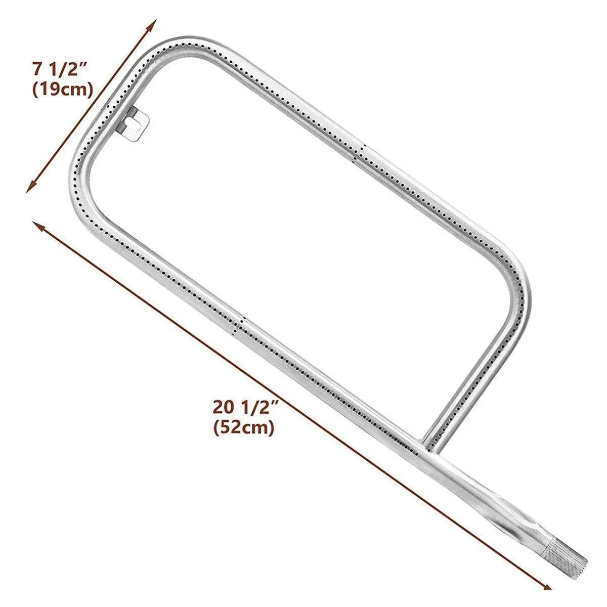 For Weber Q200 Q220 Q2000 Q2200 Stainless Steel Grill Burner Tube With Screw — image 3