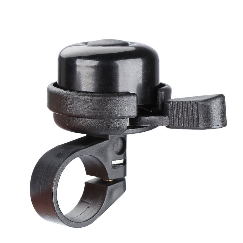 Cycling Handlebar Bell Plastic Clear Sound For Bicycle Riding 1Set 4.00 × 6.00CM Black