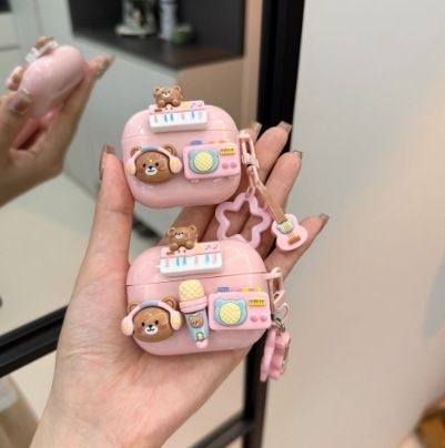 Music Bear Bluetooth Earphone Case + pendant AirPods 1/2 — image 4