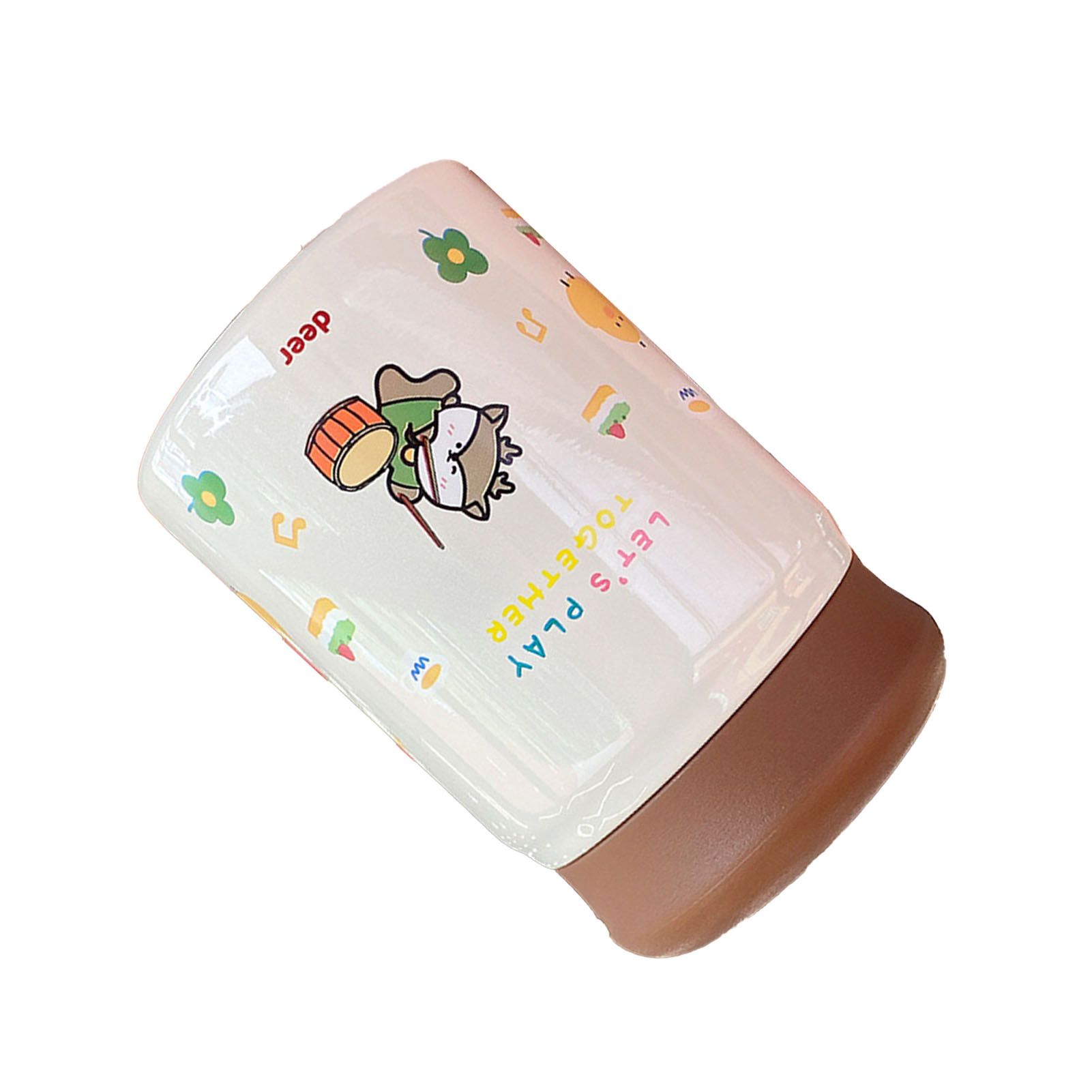 320ml Stainless Steel Insulated Vacuum Food Jar Cup Container with Lid for Outdoor Cartoon Portable Bottle Deer โ image 4