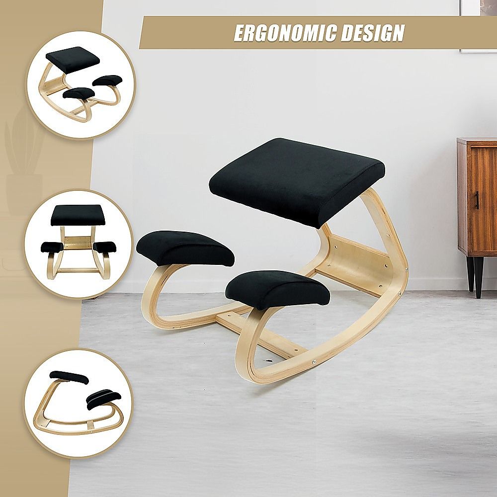 Kneeling Office Chair Ergonomic Rocking Posture Improving Stool โ image 7