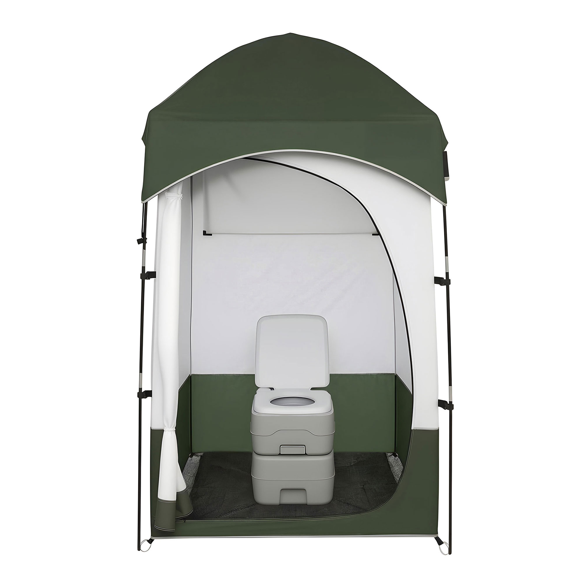Weisshorn 20L Portable Camping Toilet Shower Tent Changing Room Outdoor Loo Set โ image 3