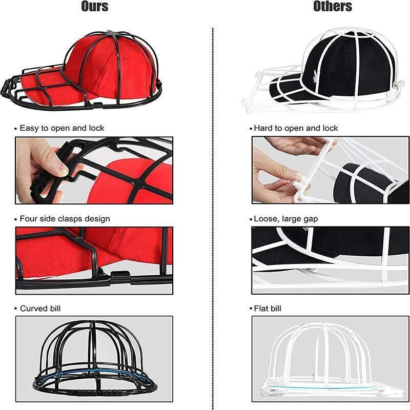Hat Washer Baseball Hat Cleaner Cap Washer Hat Washing Cage Holder Frame — image 6