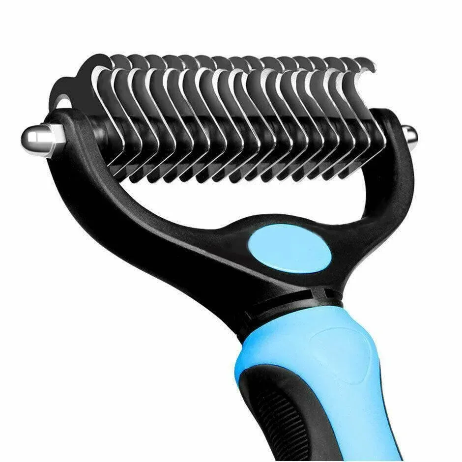 Dog Pet Cat Grooming Comb Brush Undercoat Rake Dematting Deshedding Trimmer Tool โ image 3