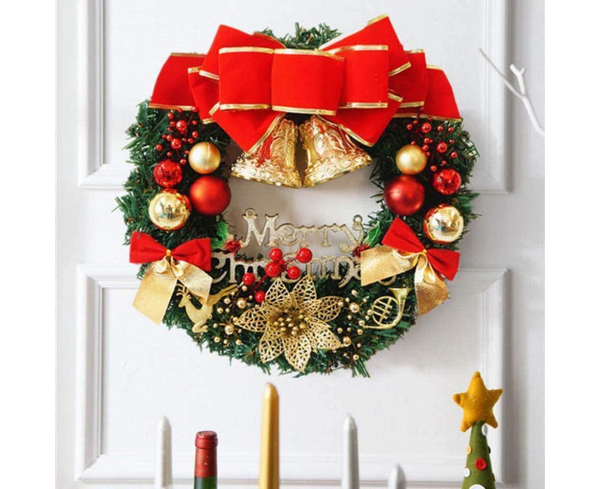Creative Christmas Door Wreath Christmas Garland Wreaths 30cm โ image 5