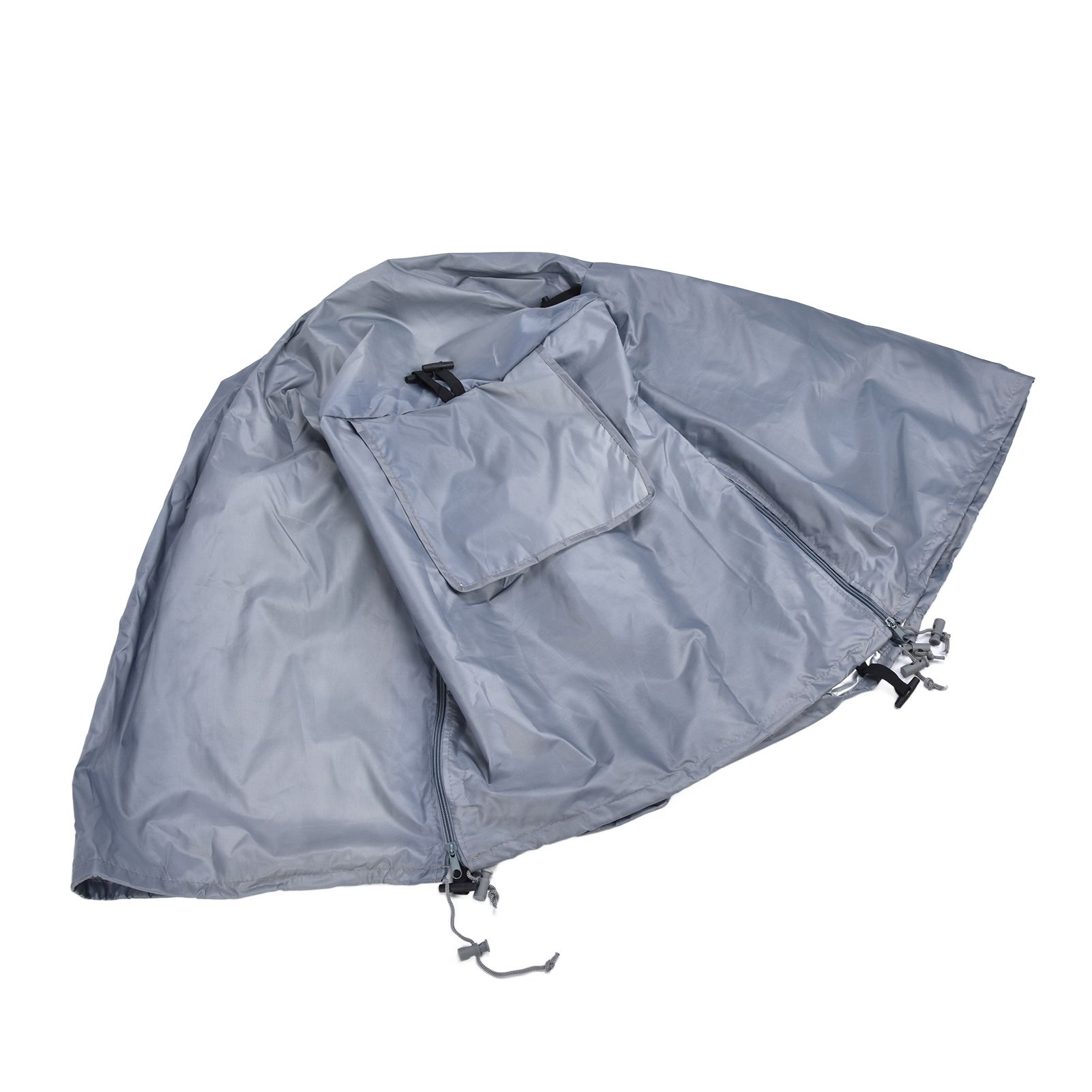 109x76x74cm Dogs Wire Crate Cover Waterproof Dustproof Pet Cage Cover for Indoor Outdoor ProtectionGray — image 4