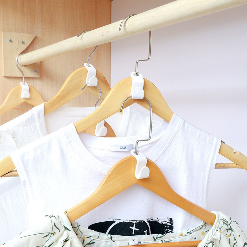 Clothes Hanger Connector Hooks, 10PCS Cascading Clothes Hangers for Heavy Duty Space Saving Cascading Connection Hooks — image 3