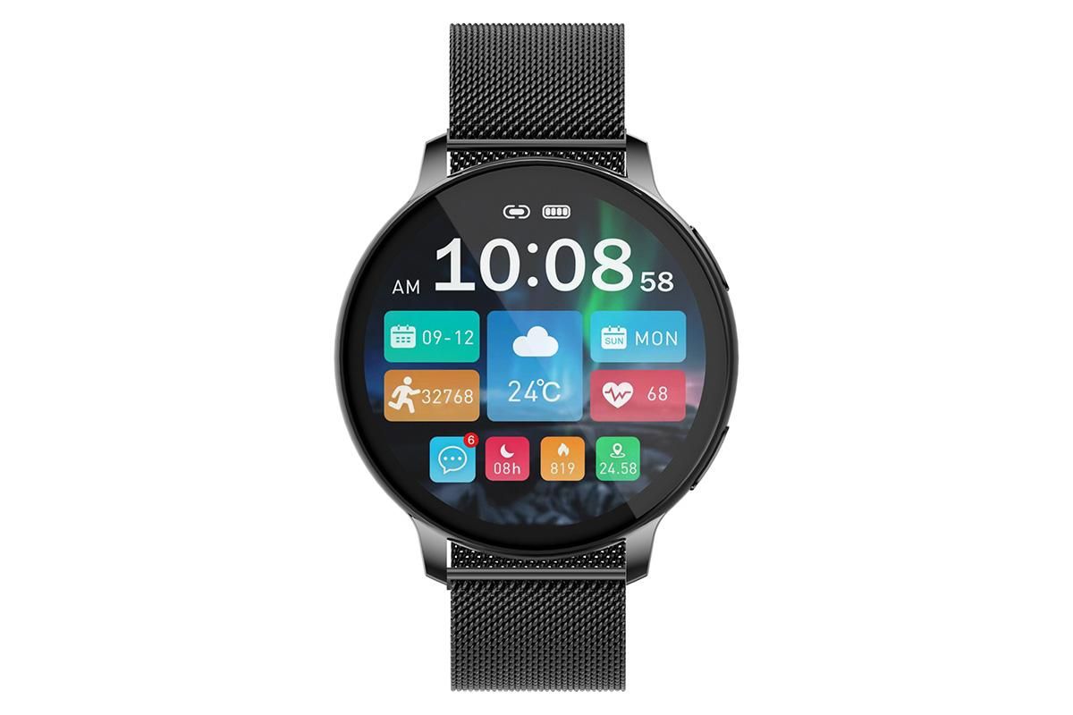 Smart Watch with Bluetooth Call and Sleep Monitor Fitness Tracker Watch-Black — image 3