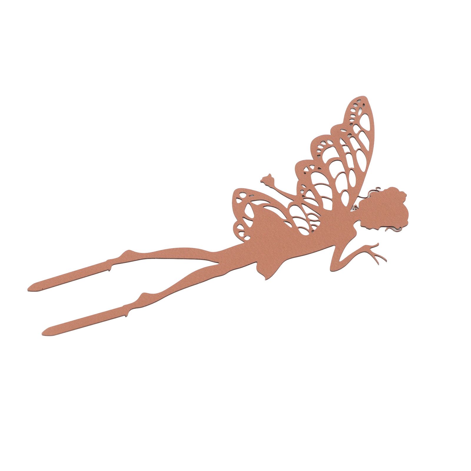 Outdoor Garden Patio Ornaments Flower Fairy Goblin Silhouette Metal Iron Crafts Elf Decoration — image 5