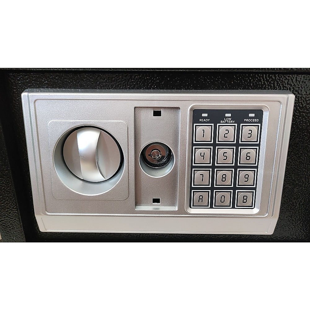 Electronic Digital Safe Security Box with Key Override Home Office Cash Jewellery Safe 8.5L โ image 3