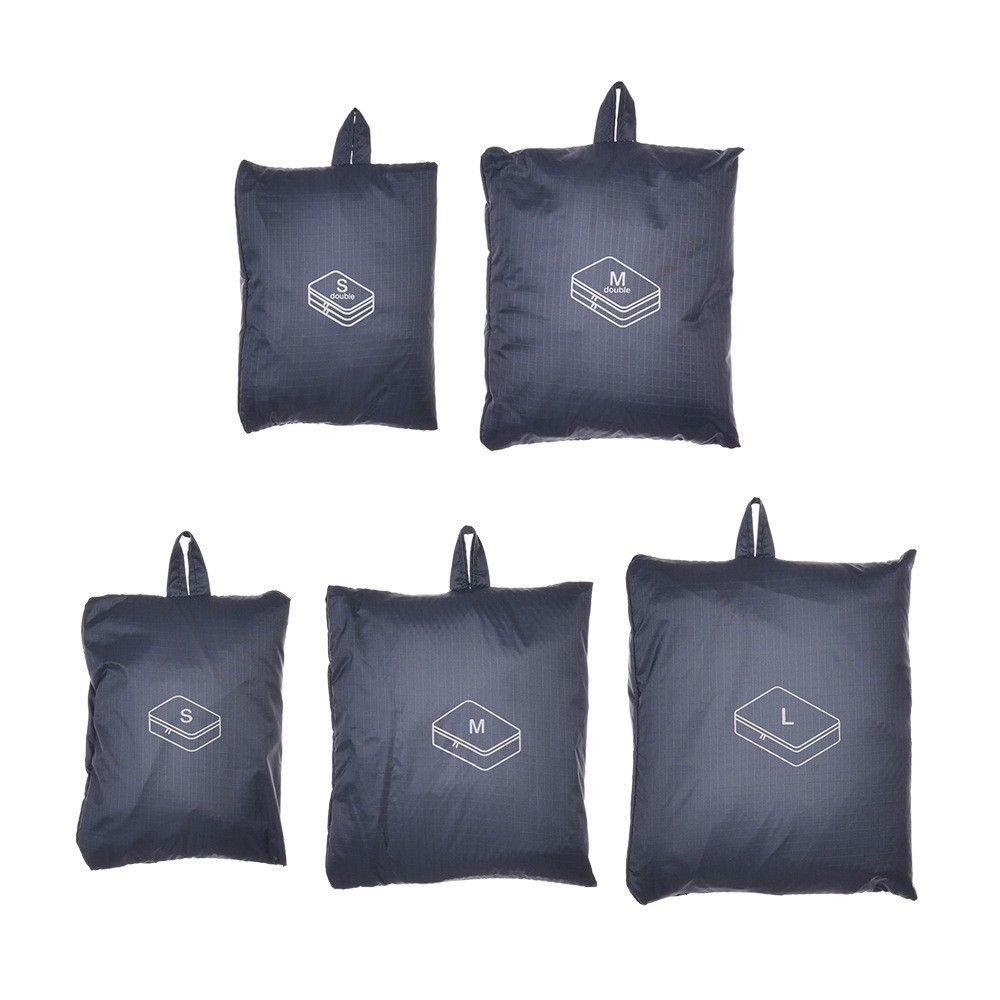 Travel Storage Hanging Bag Polyester Home BS8004 navy blue (Double layer) s number (about 26 x20x10cm)