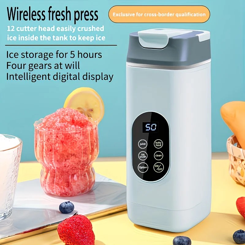 Portable Wireless Fresh Juice Maker: Freshness in a Cup, Anywhere, Anytime. BLACK โ image 4