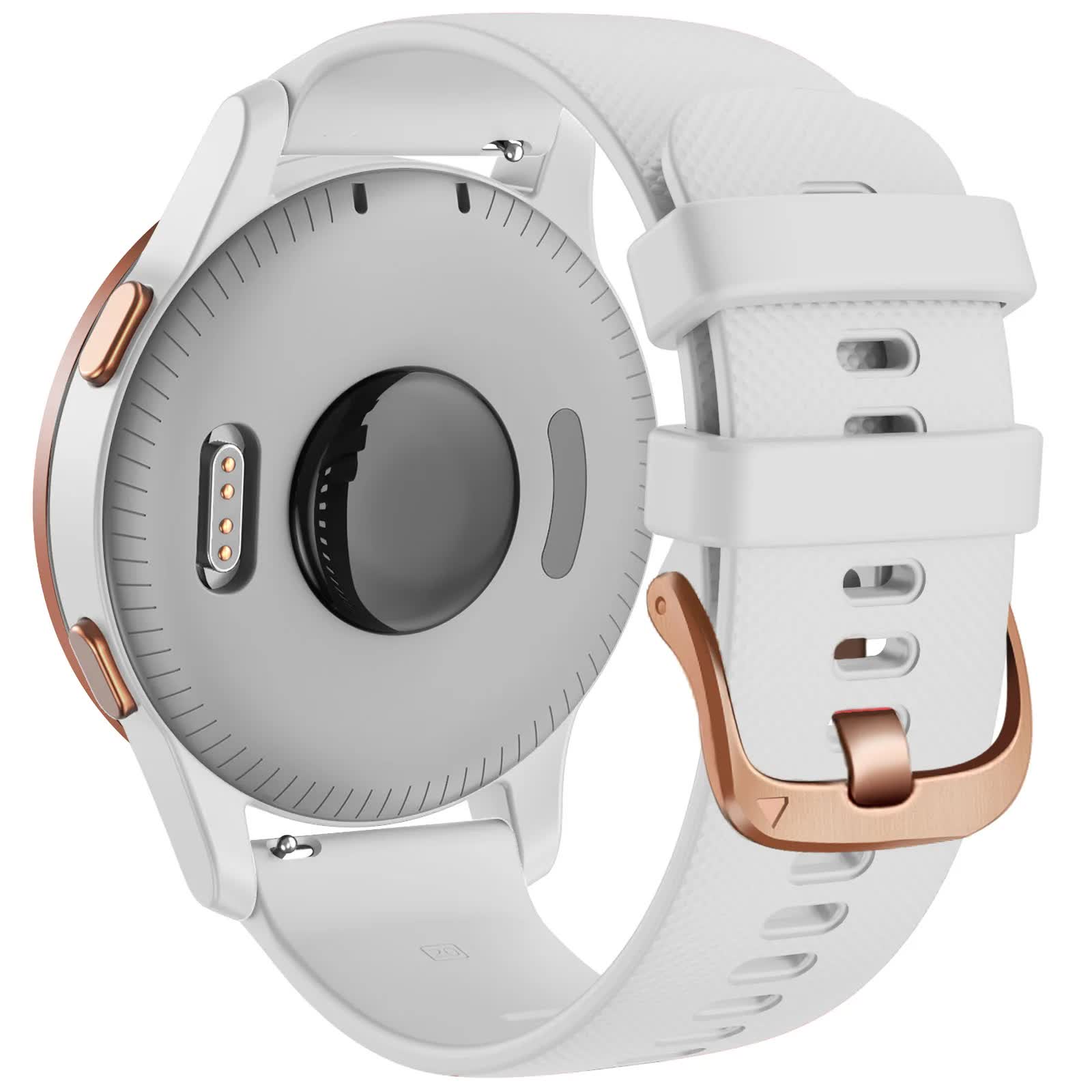 18mm 20mm Wristband Compatible with Garmin Venu Sq 2 Plus Vivoactive 4S Smartwatch Wristband Venu 3S 2S Vivoactive 3 5 Replacement Wristband Gray 18mm โ image 3