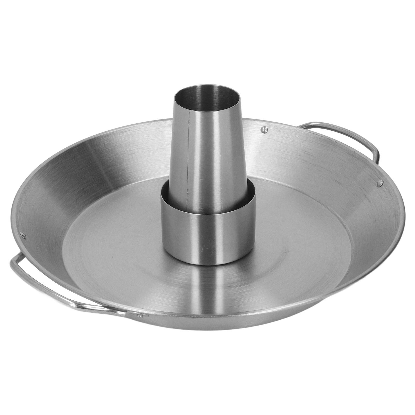 Beer Can Chicken Roaster Rack Reusable 430 Stainless Steel BBQ Roasting Pan for Home — image 3