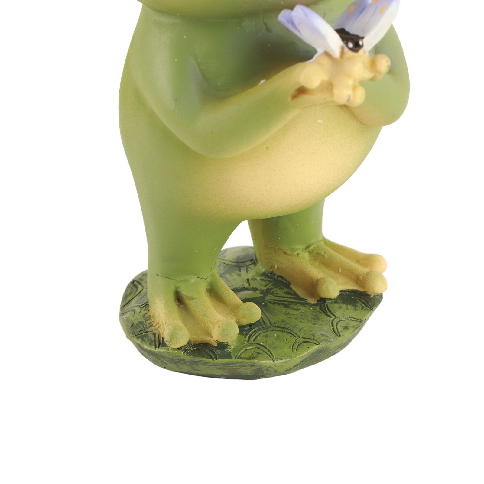 Garden Patio Fence Solar Lights Scare Frog Resin Decorative Ornaments — image 5