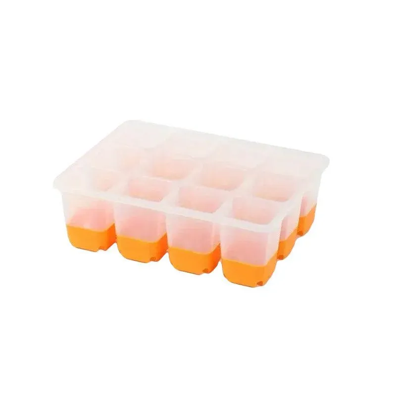 10pcs 12 Hole Nursery Pots Planting Box Reusable Easy to Clean Burrow Trays — image 2