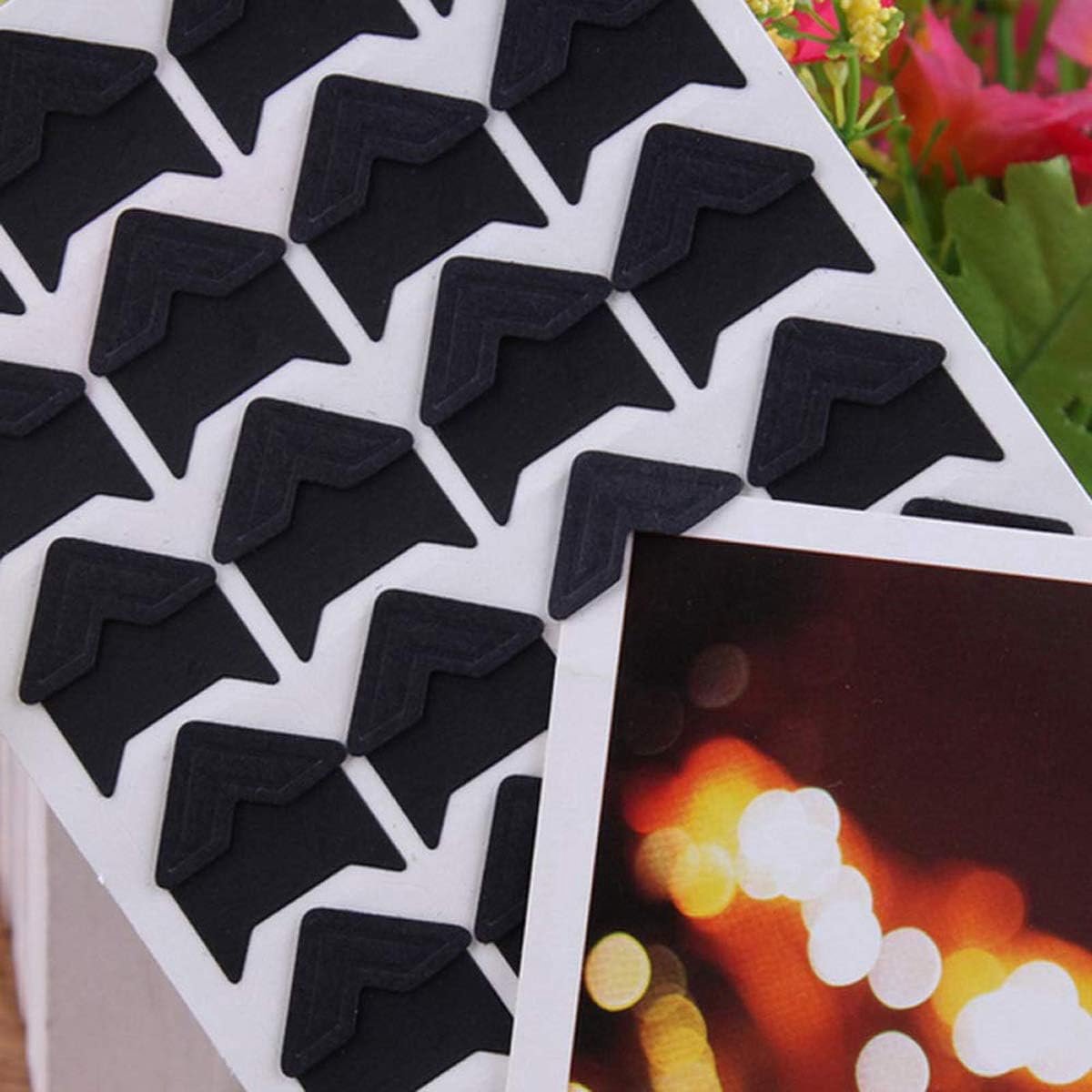 432 pieces - photo corners for scrapbooking - photo stickers for albums - photo corner stickers for scrapbook albums - sticker - DIY craft supplies — image 6