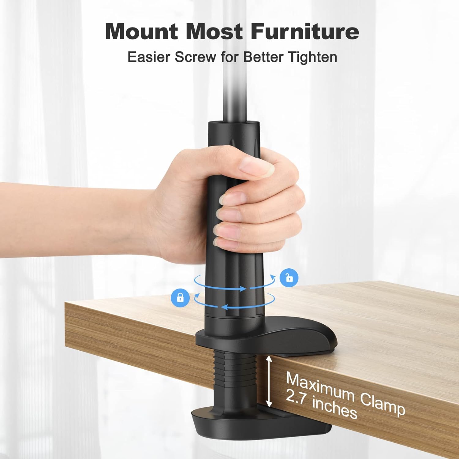 Gooseneck Cell Phone Holder, Universal 360 Flexible Phone Stand Lazy Bracket Mount Long Arms Clamp for Phone 13 Pro Xs Max XR X 8 7 6 6s Plus and Other — image 5