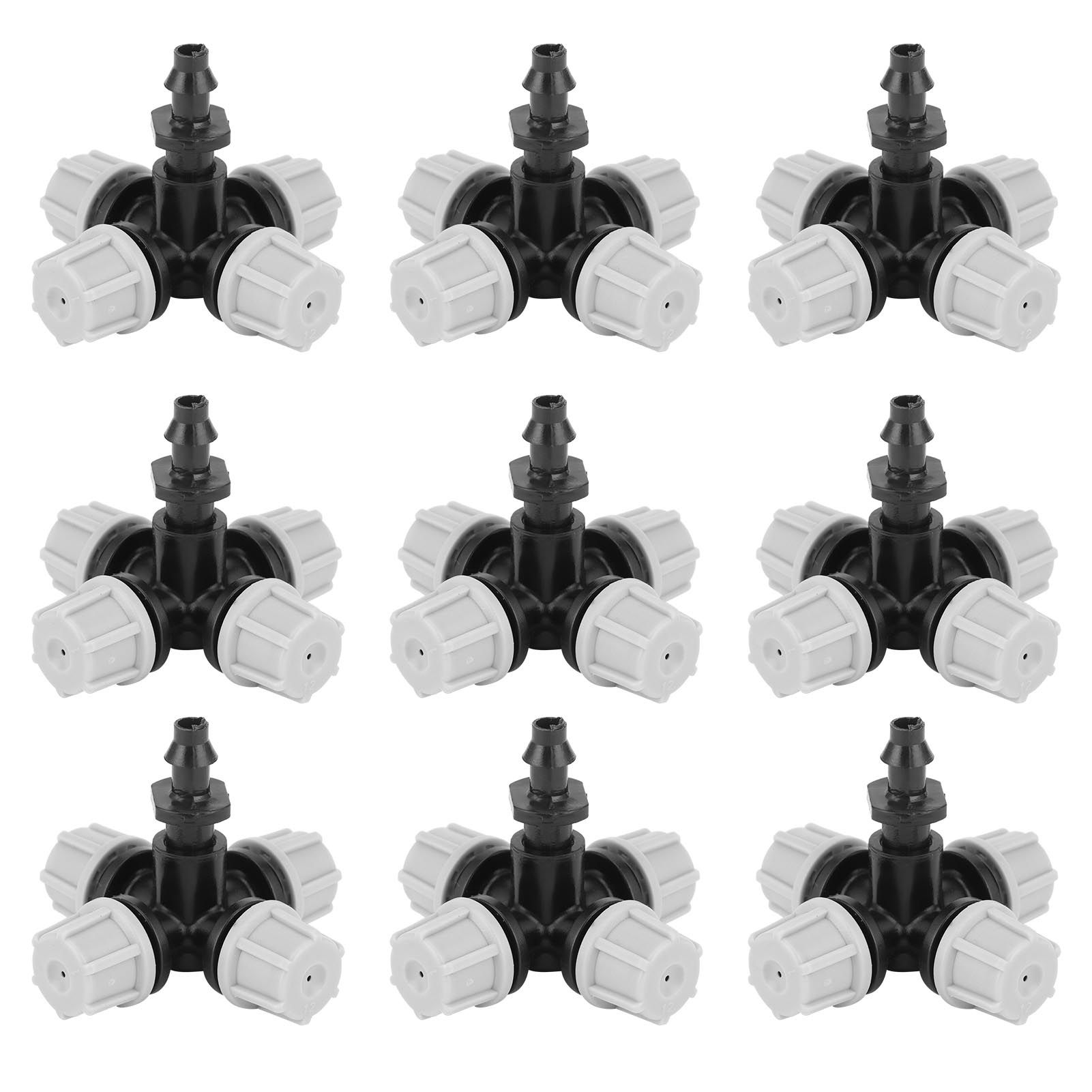 20PCS Cross Misting Sprinkler with Barbed Connector Garden Irrigation Accessories Fittings — image 5