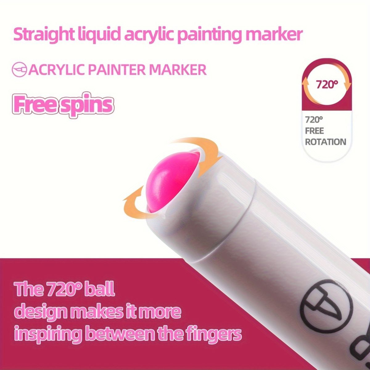 Acrylic Painter Markers 126 Colors Art Supplies Craft Markers Painting Markers - Multi-color - Size 126 Colors โ image 4