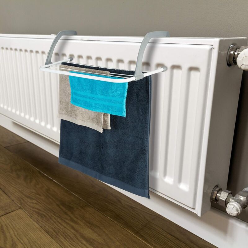 Clothes Dryer - Hanging Clothes Airer For Radiator And Balcony, Small Size, Large 3M Drying Capacity, White, 50Cm Length โ image 3