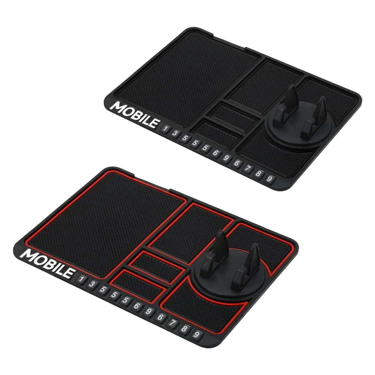 Car Mobile Phone Holder Dashboard Mount Mat Non Slip Grip Stand Anti-Slip Pad - Black โ image 3