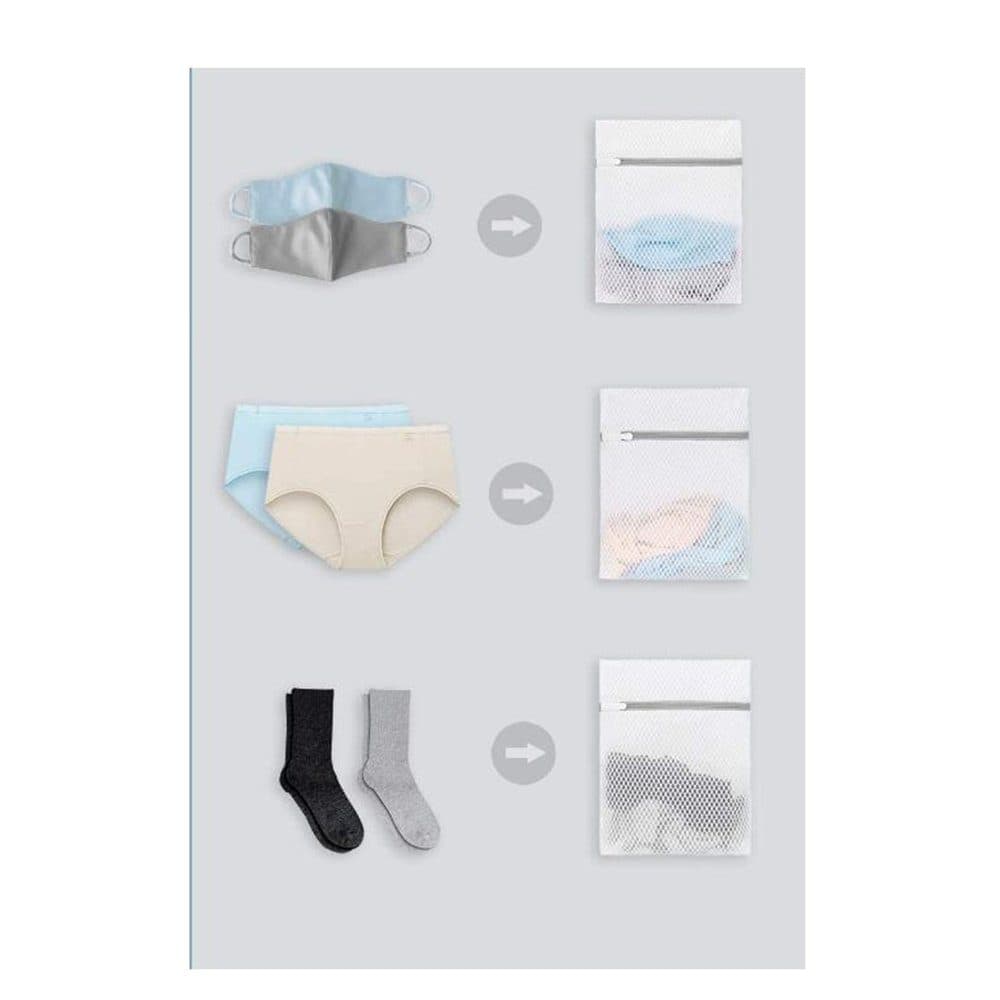3-pack Laundry Bag for Washing Machine and Dryer, Small, Compatible with Travel Laundry Net — image 2