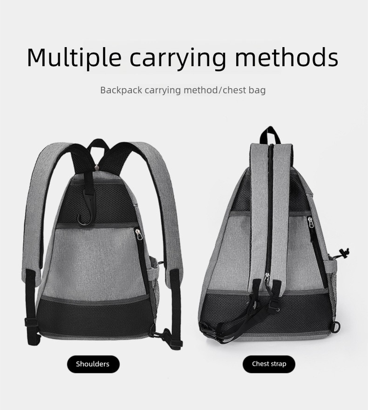 Blue Pickleball Multi-Sport Backpack – Oxford Fabric, Dual-Carry, Smart-Organized — image 6