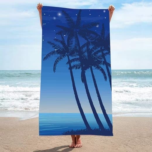 XXL Microfiber Beach Towel, Quick-Drying Lightweight Bath Towel for Beach, 70 × 140 cm — image 2