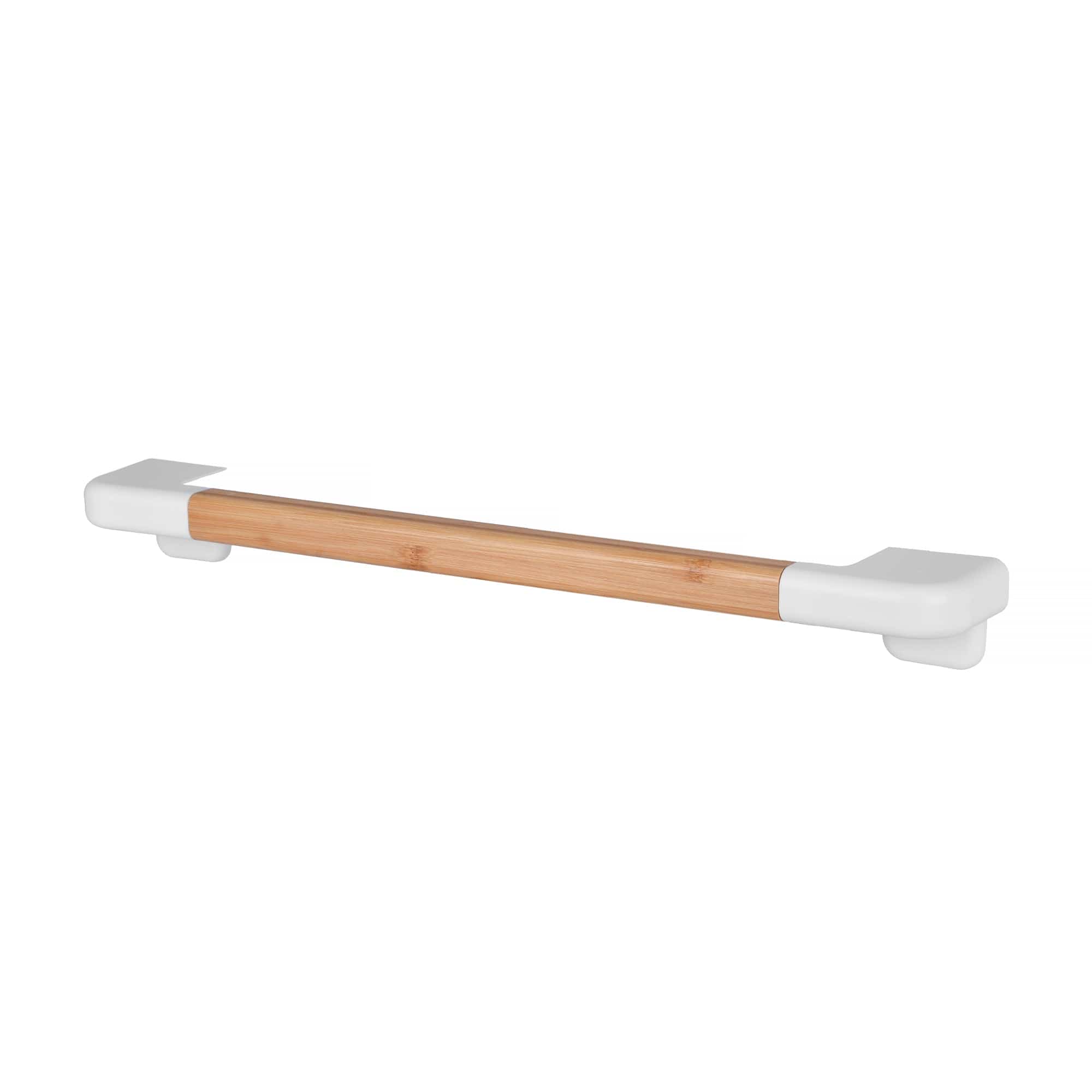 2 Pcs Bamboo Wall Mounted Bathroom Towel Rail – 60 cm Wide — image 2