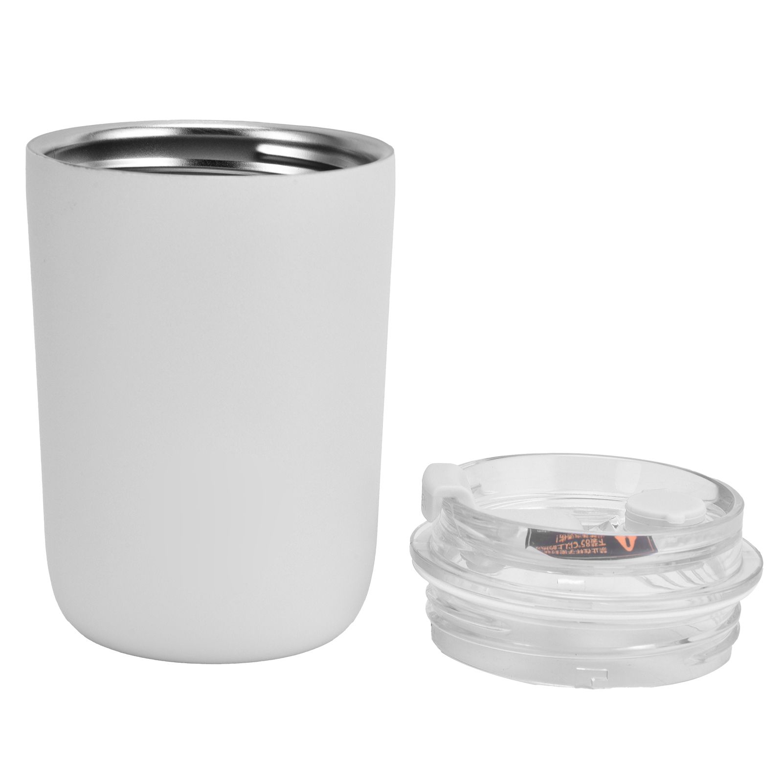 280ml Coffee Cup Household Portable Large Capacity Silicone Stainless Steel Vacuum Flask for Birthday GiftWhite โ image 5