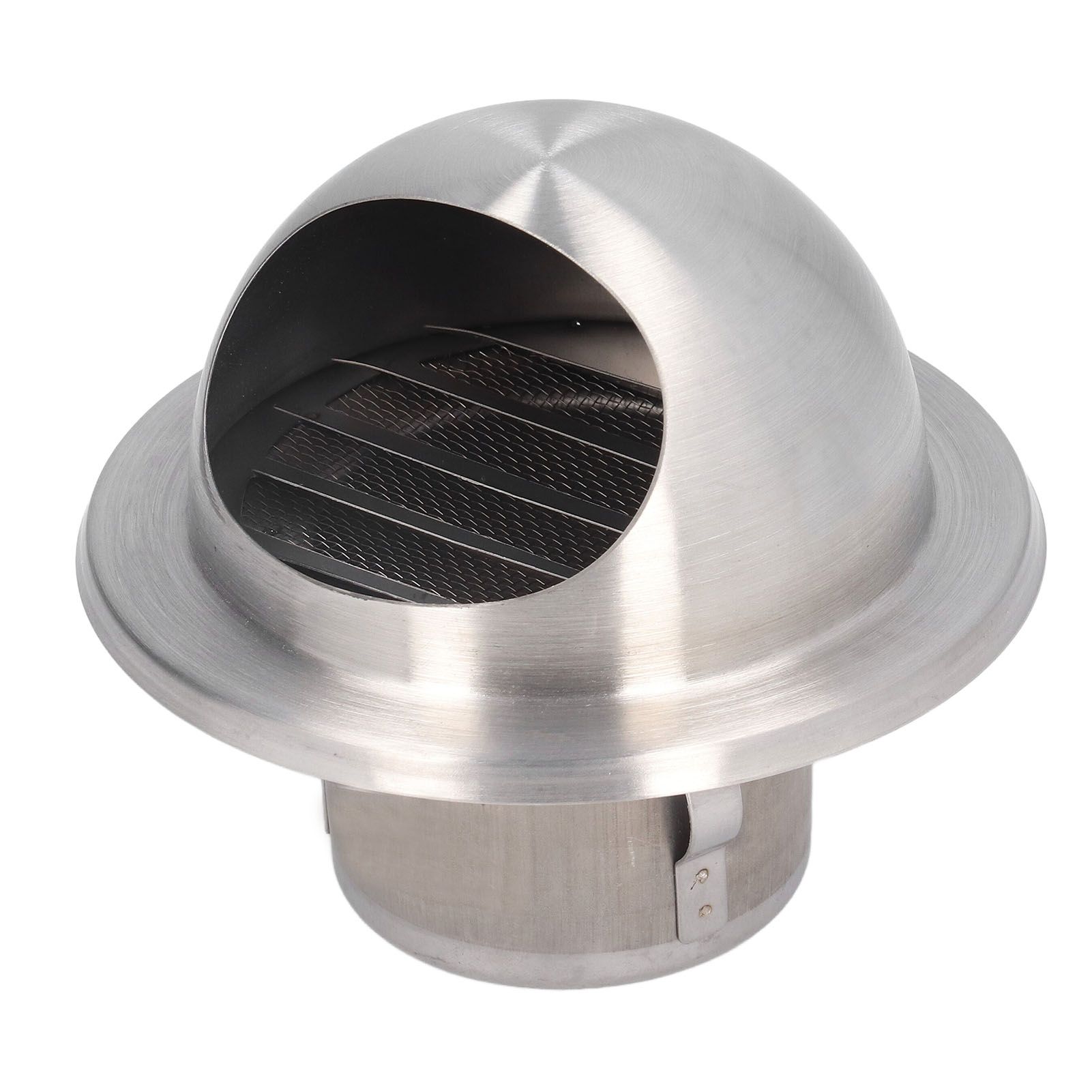Stainless Steel Air Vent Stainless Steel Round Bull Nosed External Extractor for External Wall Exhaust 60 — image 2