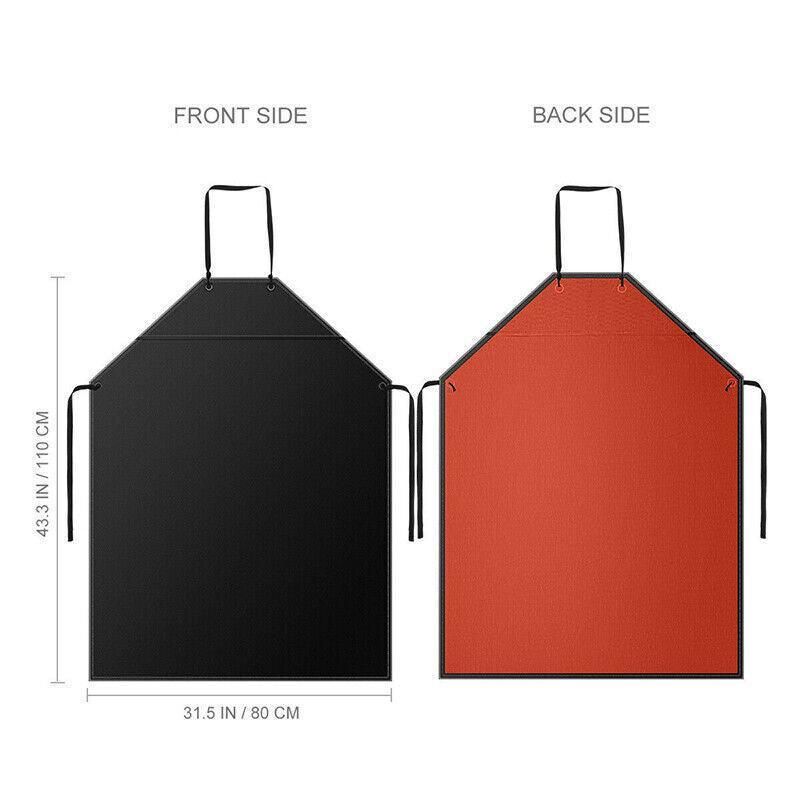 Waterproof Apron Pvc Apron Chef Butcher Work Heavy Duty Royal Black Best Quality — image 5