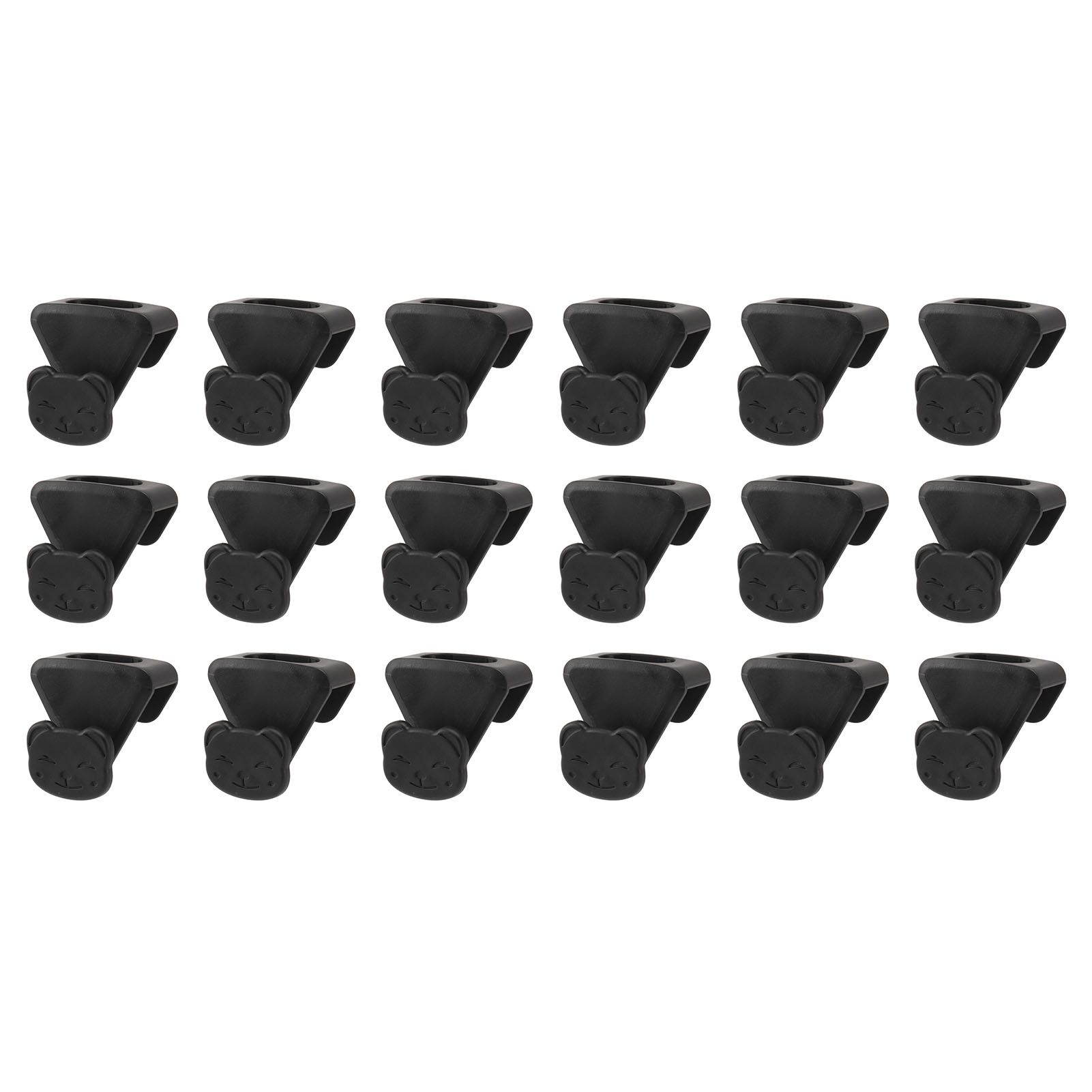 18 Pcs Clothes Hanger Connector Hook Space Saving Strong Bearing Hanger Extender for Closet Wardrobe Cartoon Style — image 5
