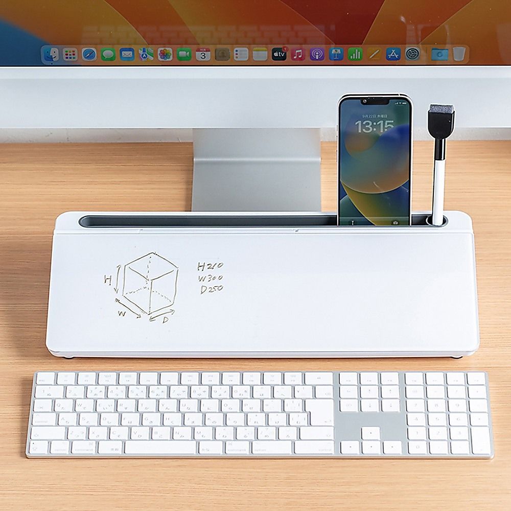 Glass Desktop Buddy Whiteboard Office Writing Desk โ image 2