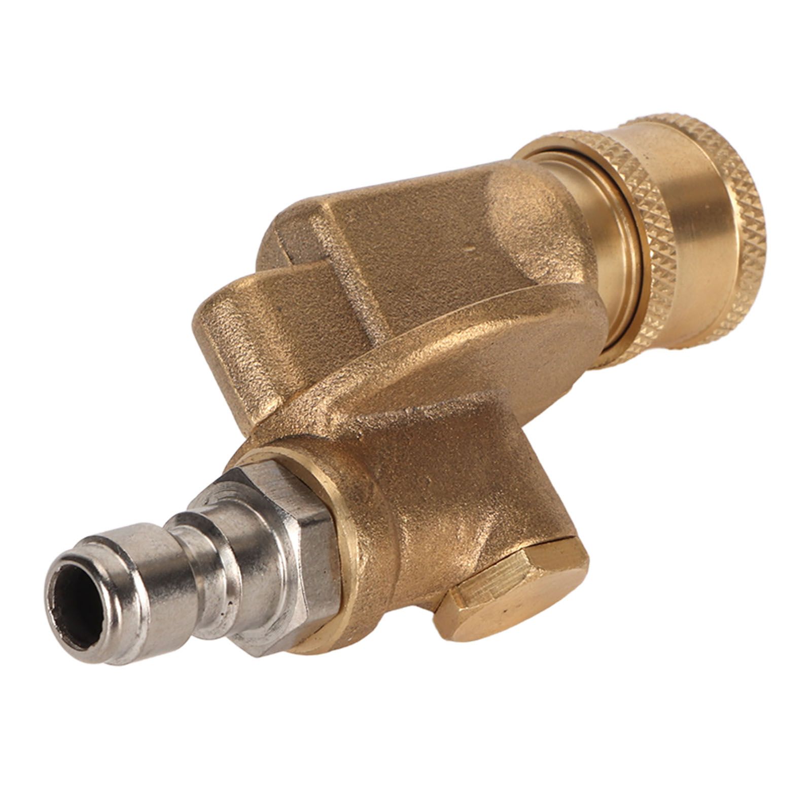 Quick Connecting Pivoting Coupler Attachment 1/4in for Pressure Washer Nozzle Adjustable 4500psi Garden Supplies 7 Level — image 3