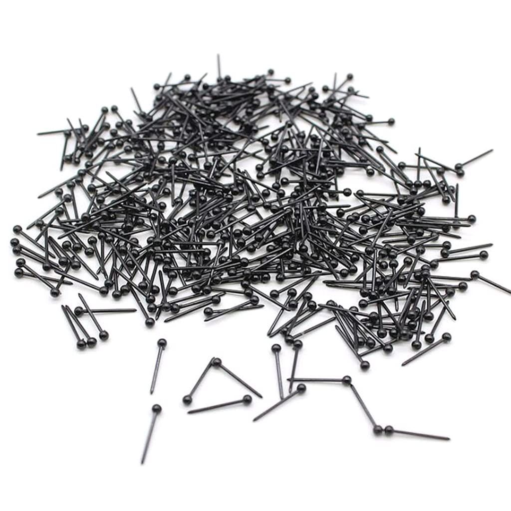 100 Pcs Hypoallergenic Plastic Earrings Sticks Studs Pins Bars Ear Piercing Retainer Jewelry Making Findings DIY Supply โ image 2