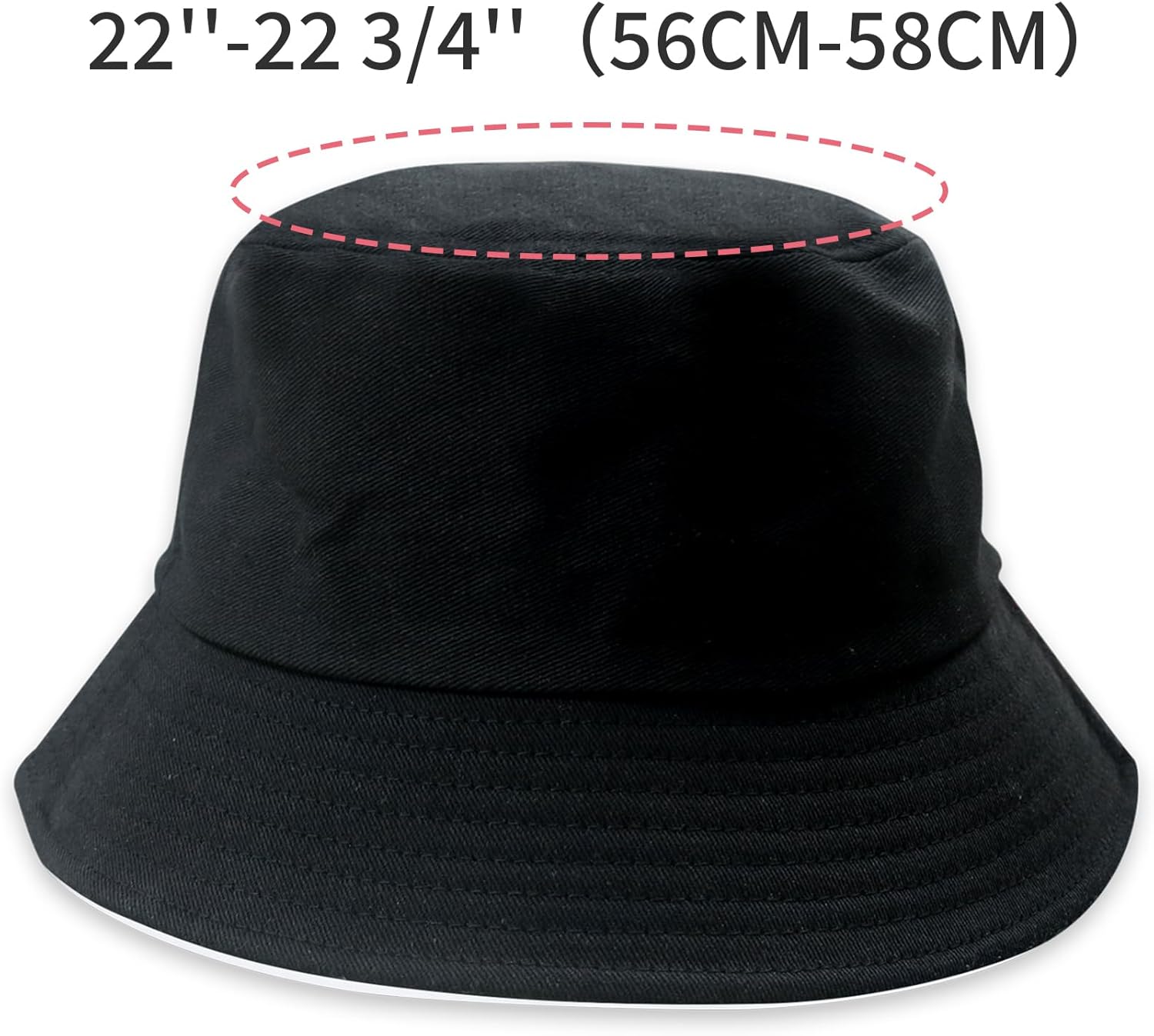 Bucket Hats fot Men Women Packable Foldable Sun Hats for Women Beach Travel Cap — image 5