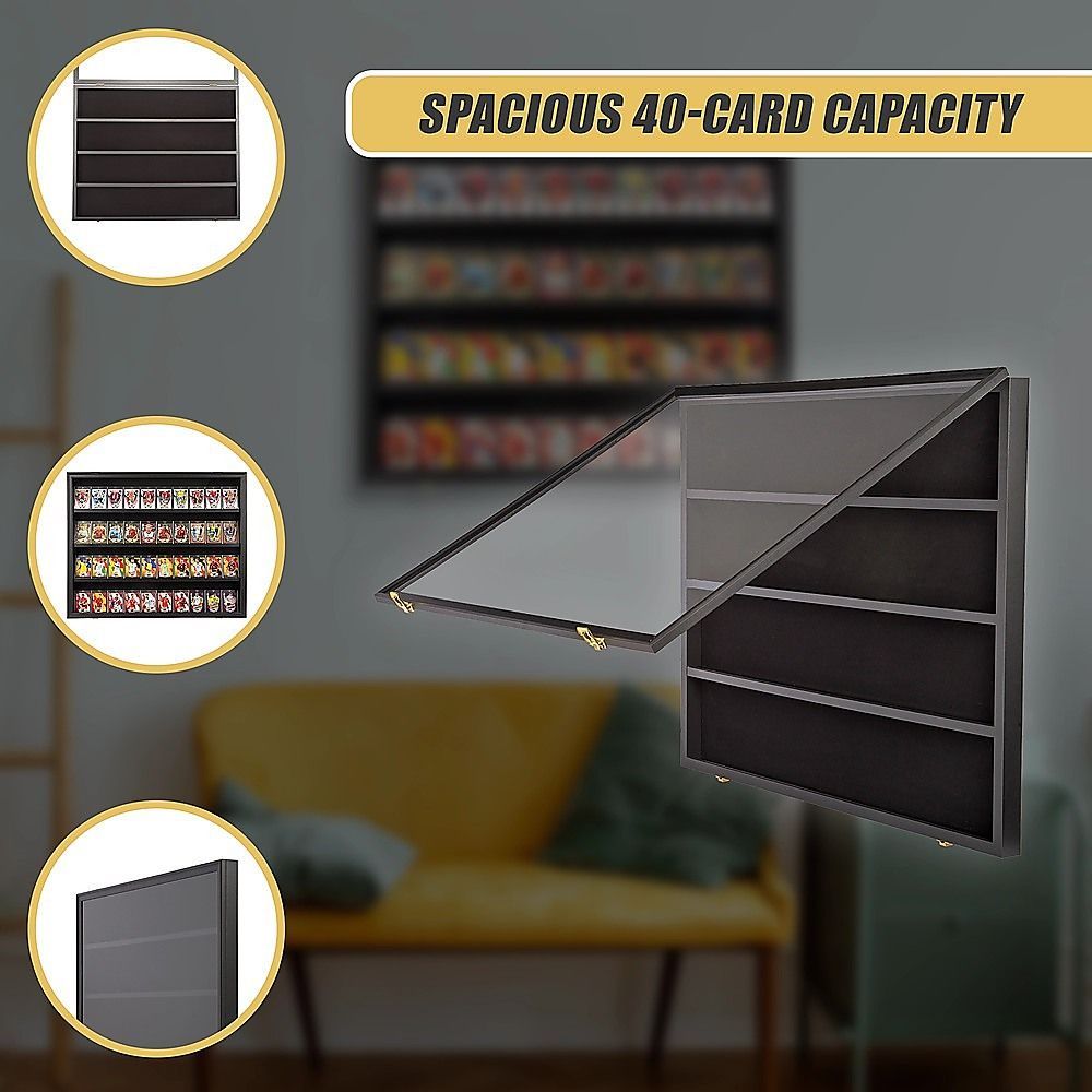 40 Graded Sports Card Display Case — image 6