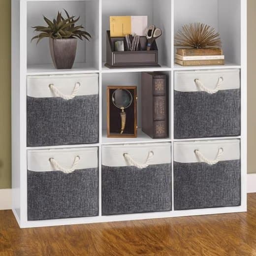 33x33x33 cm Storage Basket Cube with Lid for Clothes and Toys, Home Organization Storage Box, SZ6 — image 6