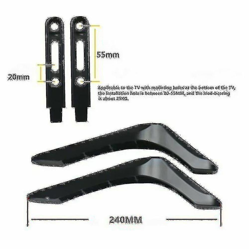 Universal TV Stand Tabletop Stand for 32-65 Inch TV — image 5
