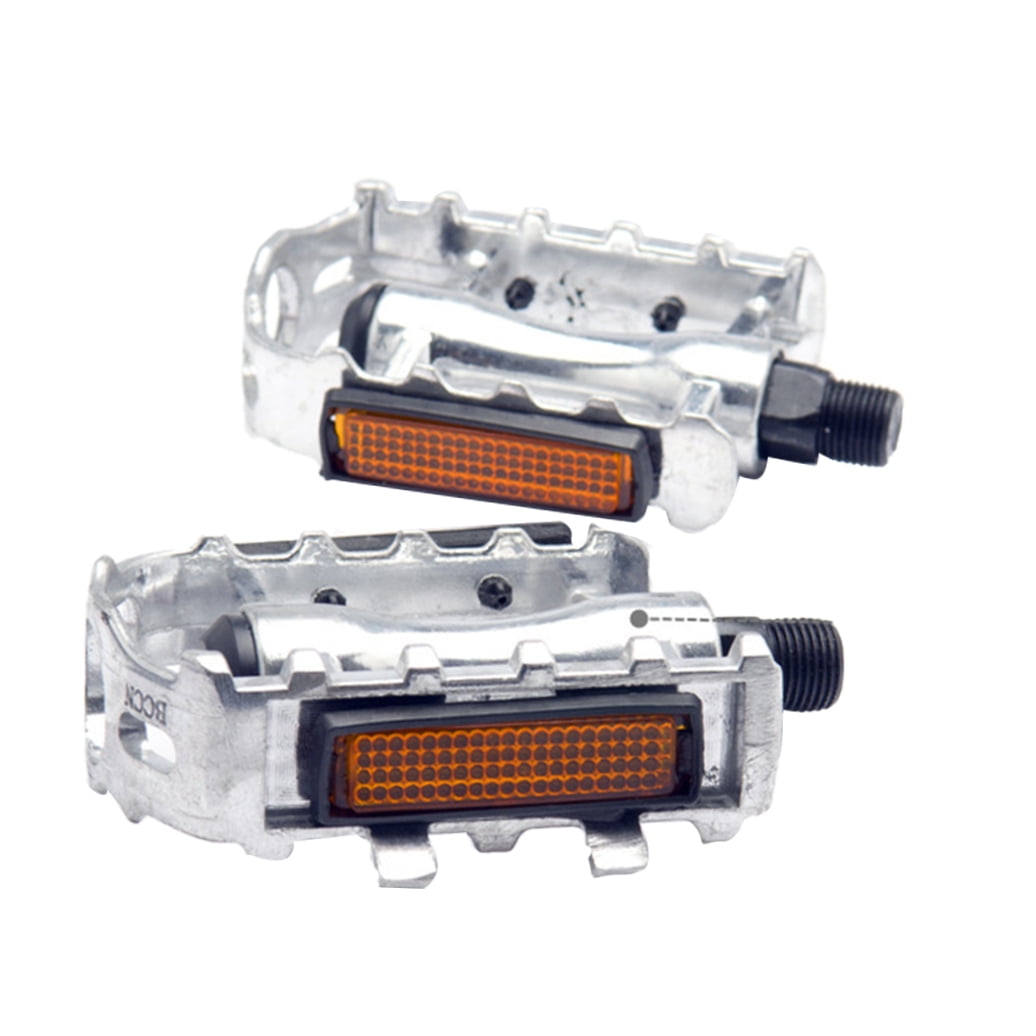 Worgeous 1 Pair of Silver Aluminum Alloy Mountain Bike Pedals with Anti slip Spikes โ image 4